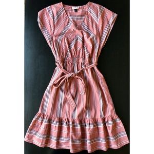 💥last day!!💥 striped cap sleeve casual dress